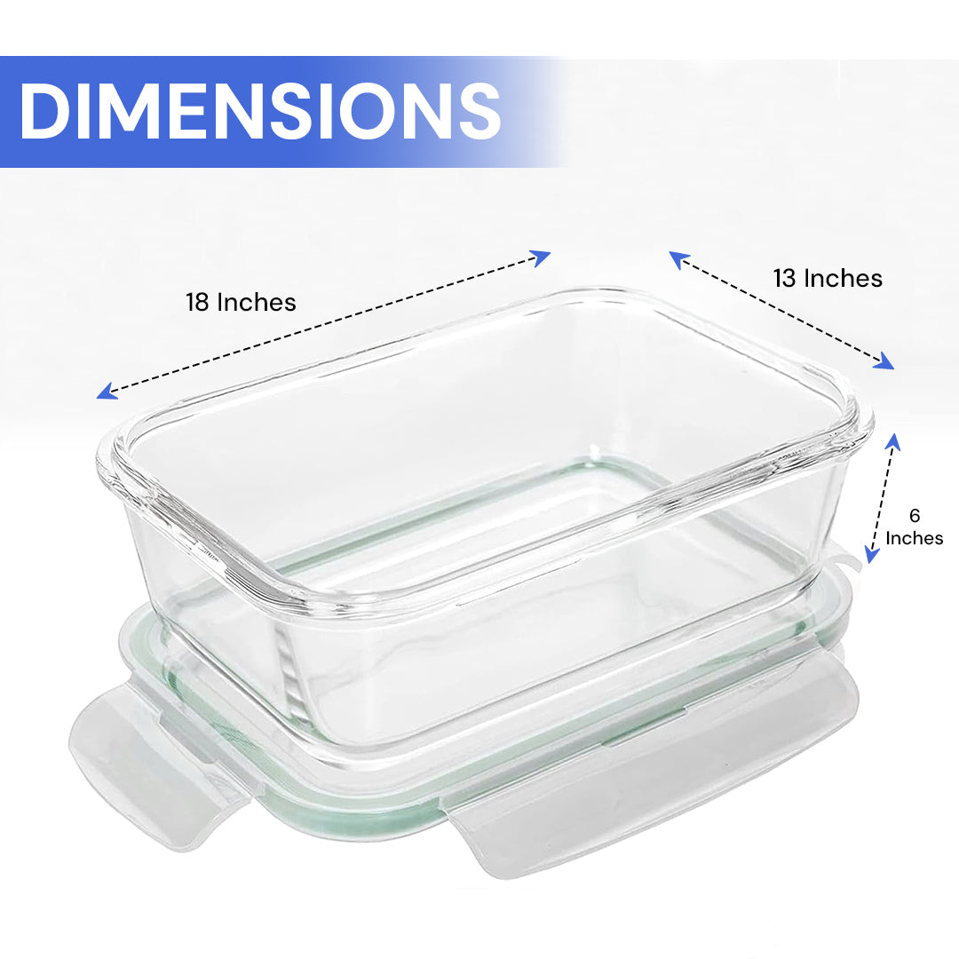 glass meal prep & food storage containers – airtight, microwave, oven, freezer & dishwasher safe